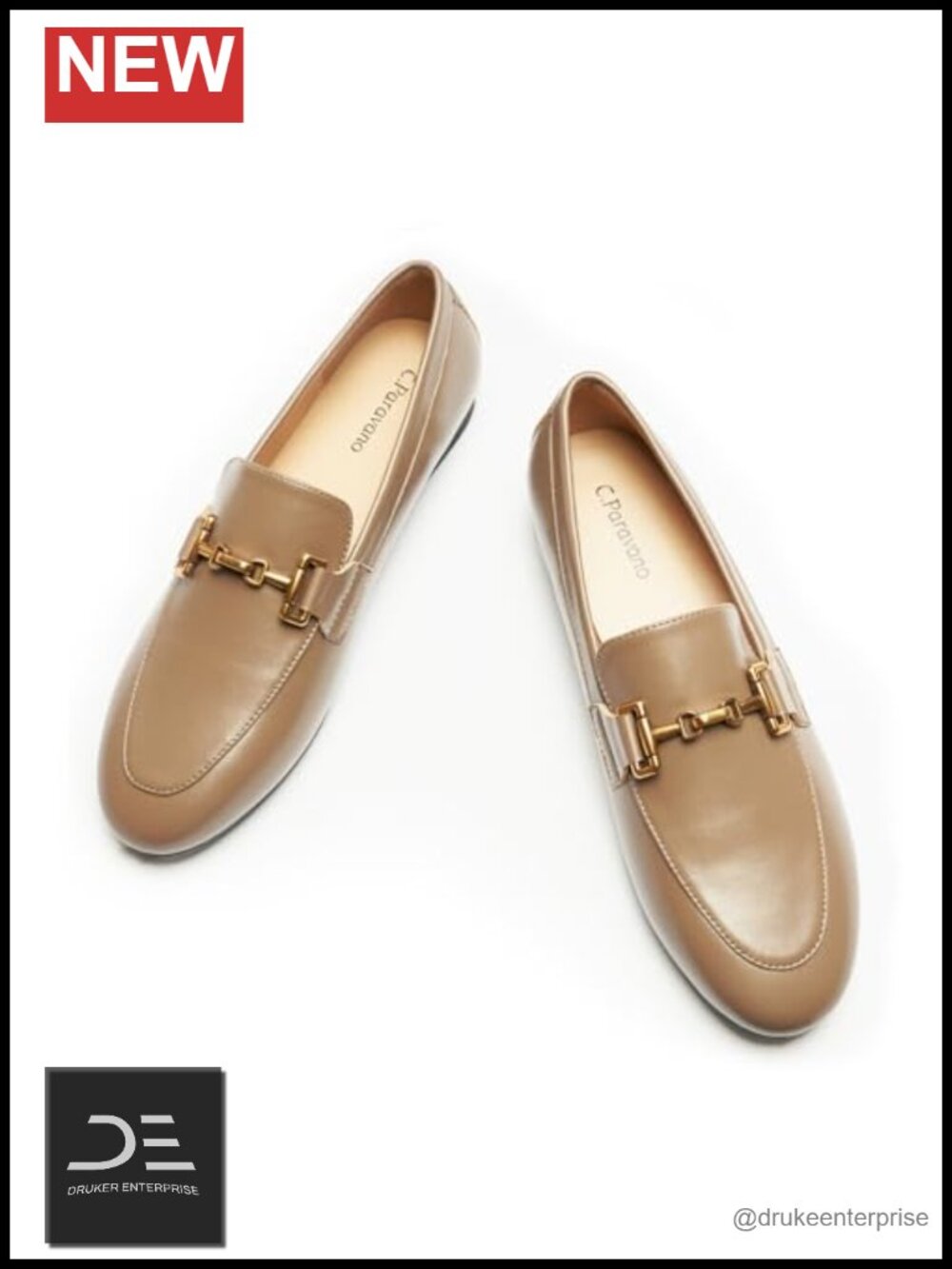 Lined with Nappa Lambskin Insole, Women's Slip-On Loafers Business Casual
